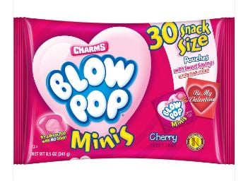Valentine - Charms Blow Pop Minis Snack - 8.5oz (241g) x 1 Bag
