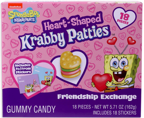 Valentine - Krabby Patties Friendship Exchange 5.71oz (162g) x 6 units