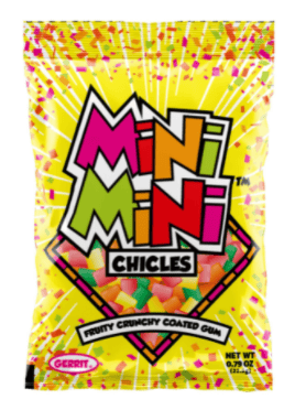 (S1-09) Verburg - Mini Mini CHICLES - Fruit Gum x 20 units