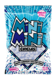 (S1-09) Verburg - Mini Mini CHICLES Sugar Free - Peppermint Gum x 20 units