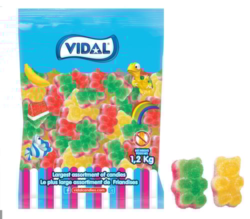 Bulk - Vidal Sour Triple Bears (Sugared) 4.4 lbs (2kg)