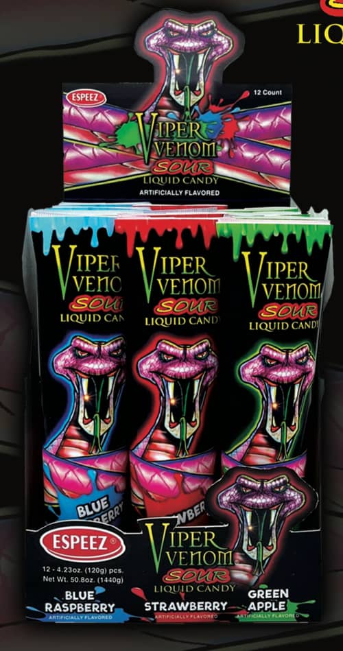 CHINA - Espeez Viper - Venom Sour LIQUID Candy x 12 units