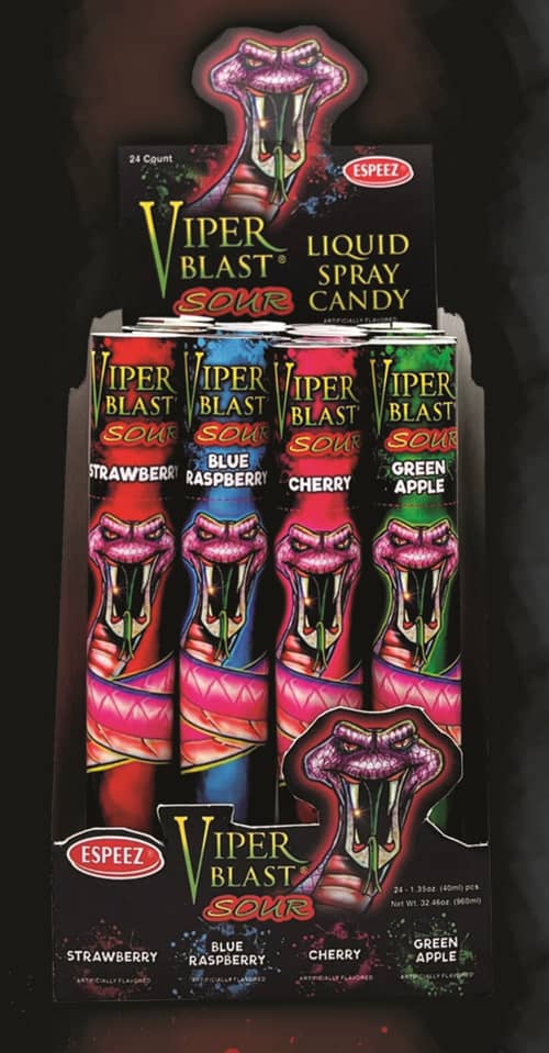 Espeez Viper - Blast Sour SPRAY Candy x 24 units