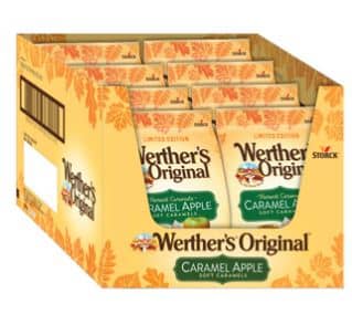 Halloween - Single Werthers Original Apply Caramel SUB Bag -  8.57oz (243g) x 1 Unit