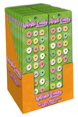 (S1-10) Whistle Candy 1.69oz x 24 units