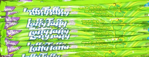 MEXICO - Wonka Laffy Taffy Rope - Sour Apple x 24 units