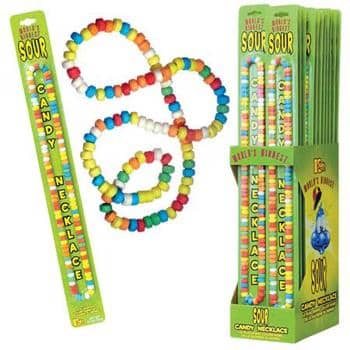 (S1-08) World's Biggest Candy Necklace - Sour 2.13oz(60g) x 24 units