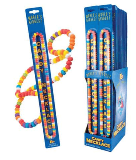 (S1-08) World's Biggest Candy Necklace - Original 60g x 24 units