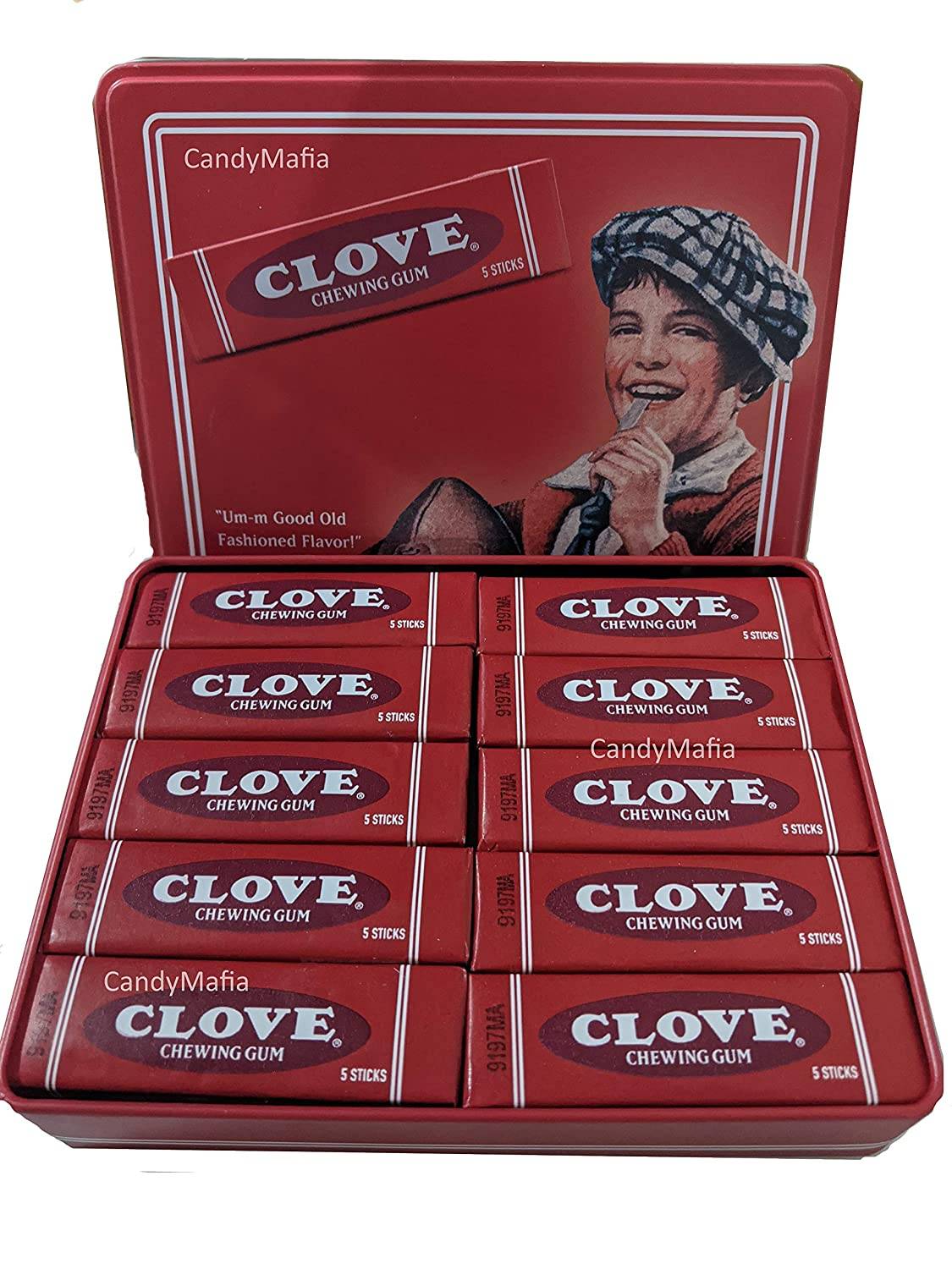 (S1-10) XMAS - Tin Clove Gum x 6 Tins