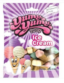 Kervan Yumy Yumy - Ice Cream Cones - Peg Bag 4oz (113g) x 12 Units