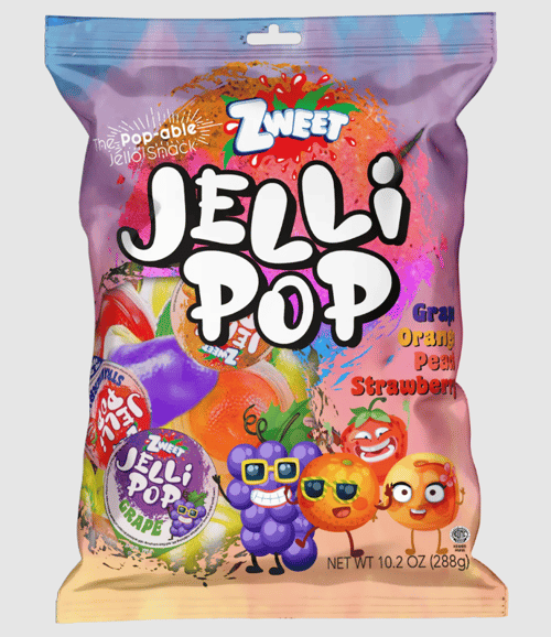 Zweet - Jelli Pop Pouch 9pk - 10.2oz (289g) x 24 Bags