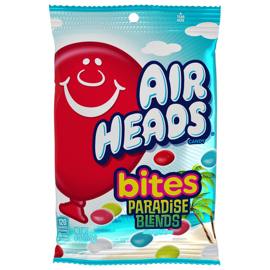 Airhead Bites Paradise Blend Peg Bag 6oz X 12 Units - Québec Candy