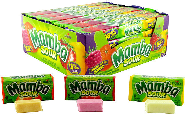 Mamba Stick Pack - Sour 2.65Oz X 24 Units - Québec Candy
