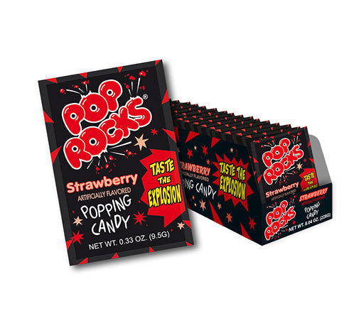 Pop Rocks Strawberry  (24 Units) - Québec Candy
