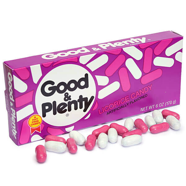 Good & Plenty Theater Box 6oz X 12 Units - Québec Candy