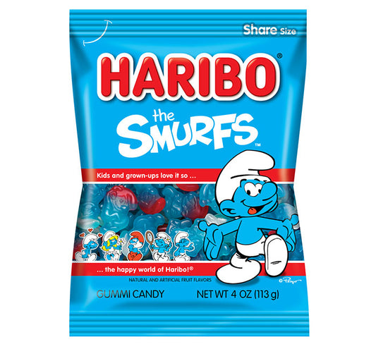 Haribo the Smurfs 4oz X 12 Units - Québec Candy