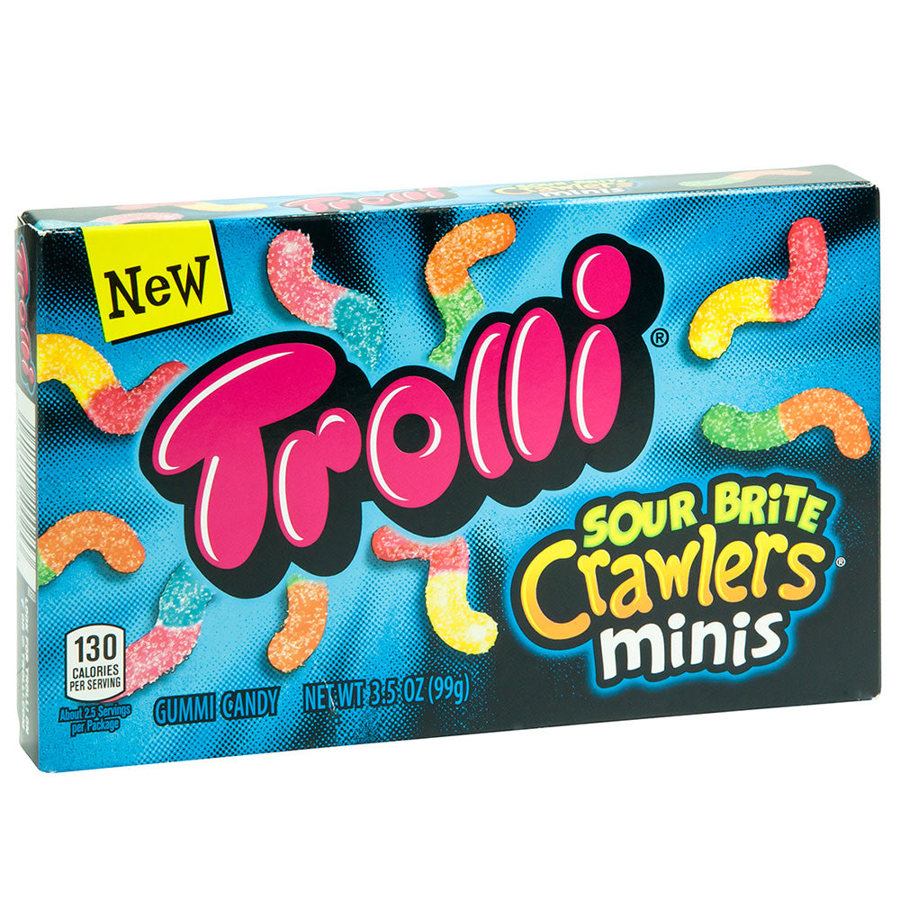 Trolli Sour Brite Crawlers Theatre Box 3.5oz X 12 Units - Québec Candy