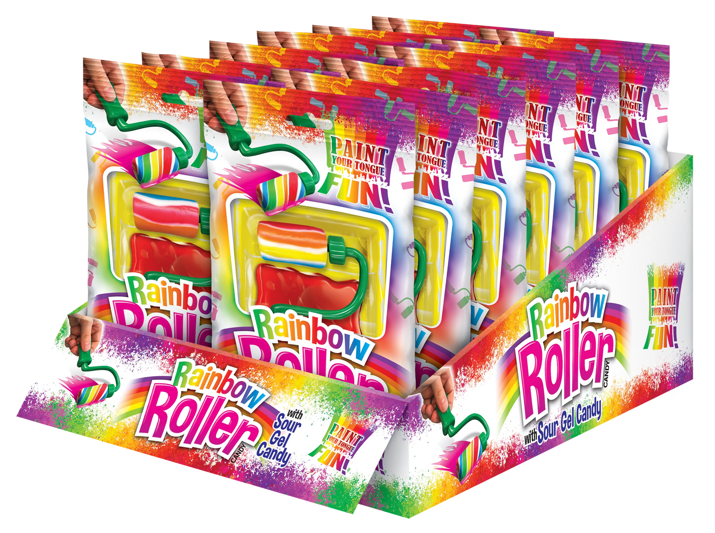 Foreign Candy Rainbow Roller 22G X 20 Units - Québec Candy
