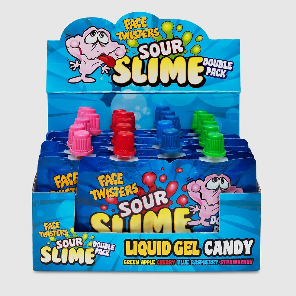 Face Twister Sour Slime 1.4oz X 18 units - Québec Candy
