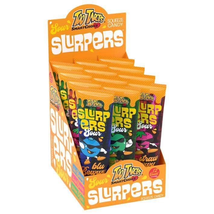 Too Tarts - Slurpers Squeeze Candy - Sour 4oz X 12 units - Québec Candy