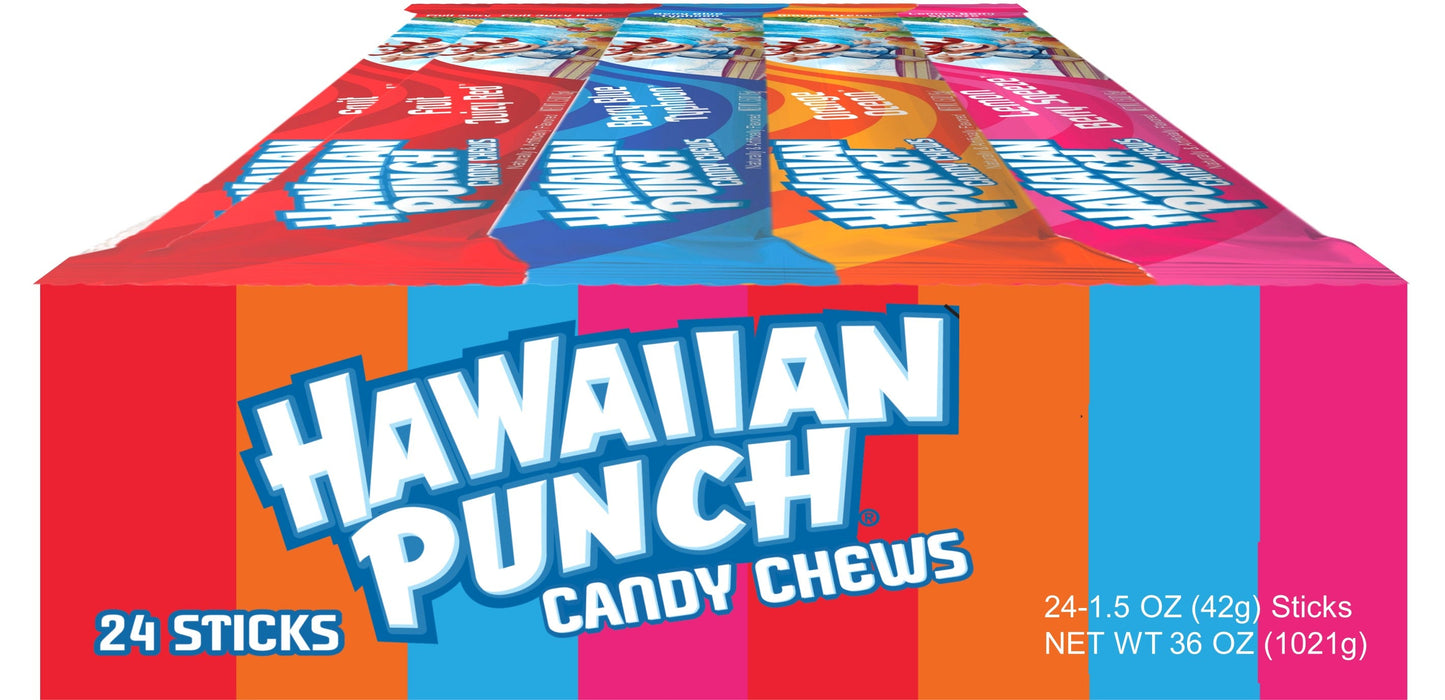 Hawaiian Punch Chews 1.5oz X 24 Units - Québec Candy