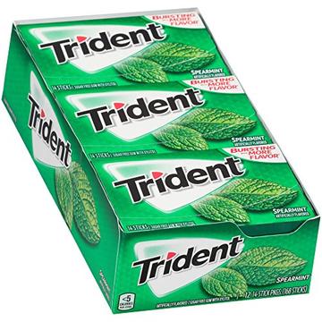 Trident Value Pack Spearmint 12 Units - Québec Candy