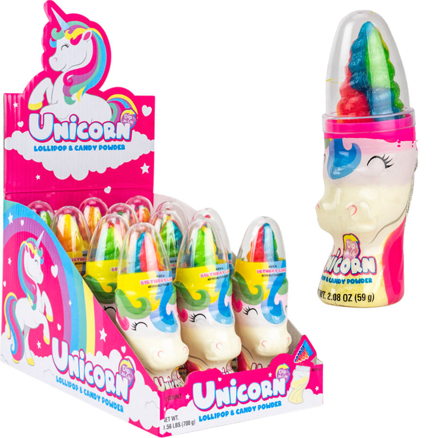 Koko Unicorn Dip-n-Lik 2.08oz X12 Units - Québec Candy