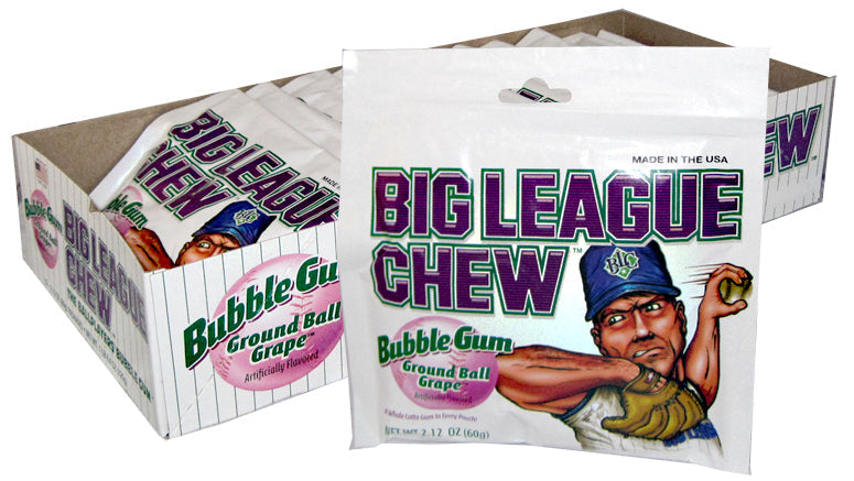 Big League Chew Grape 12 Units - Québec Candy