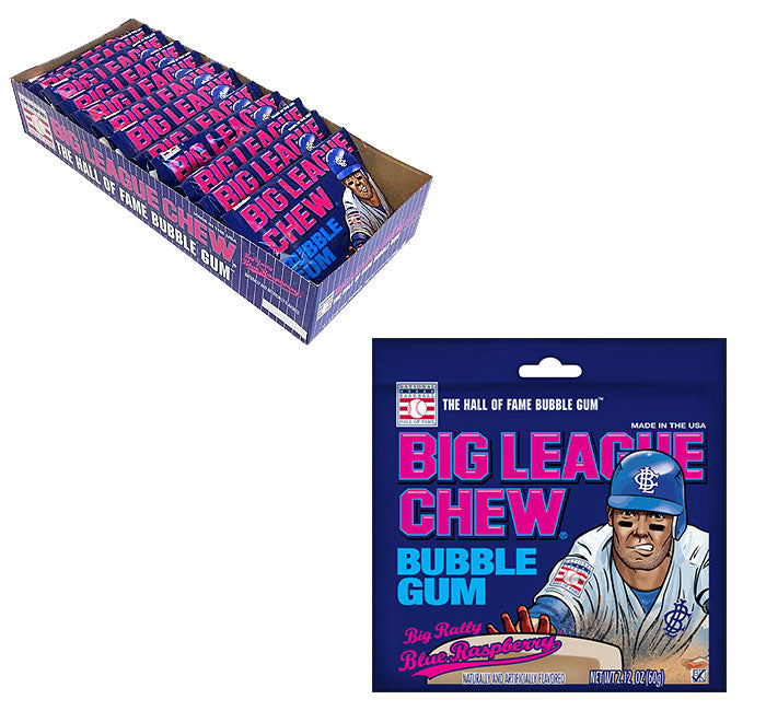 Big League Chew - Blue Raspberry X 12 Units - Québec Candy