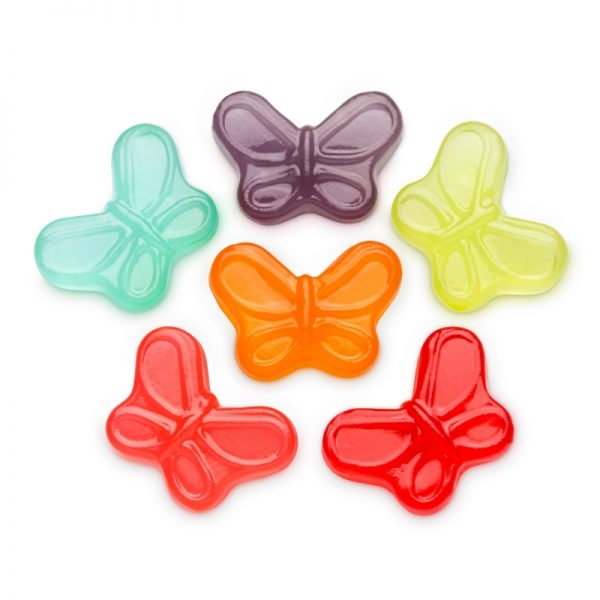 Bulk Albanese Assorted Mini Butterfly 5lb @150pcs/lb (Made in U.s.a) - Québec Candy