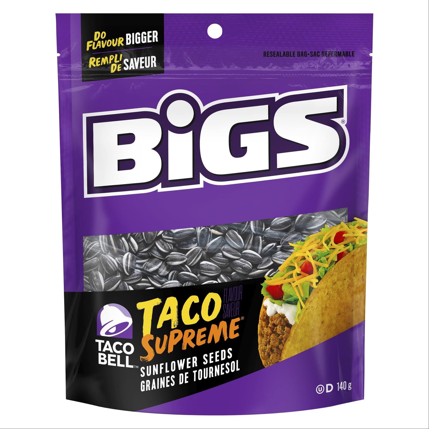 Conagra Bigs - Taco Bell Supreme 5.35oz X 12 Units - Québec Candy