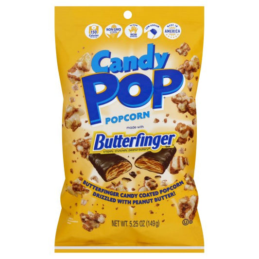Candy Pop Popcorn Butterfinger 5.25oz X 12 Units - Québec Candy