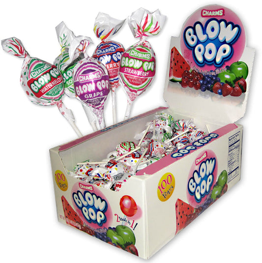 Charms Blow Pop Asst 100 Units - Québec Candy