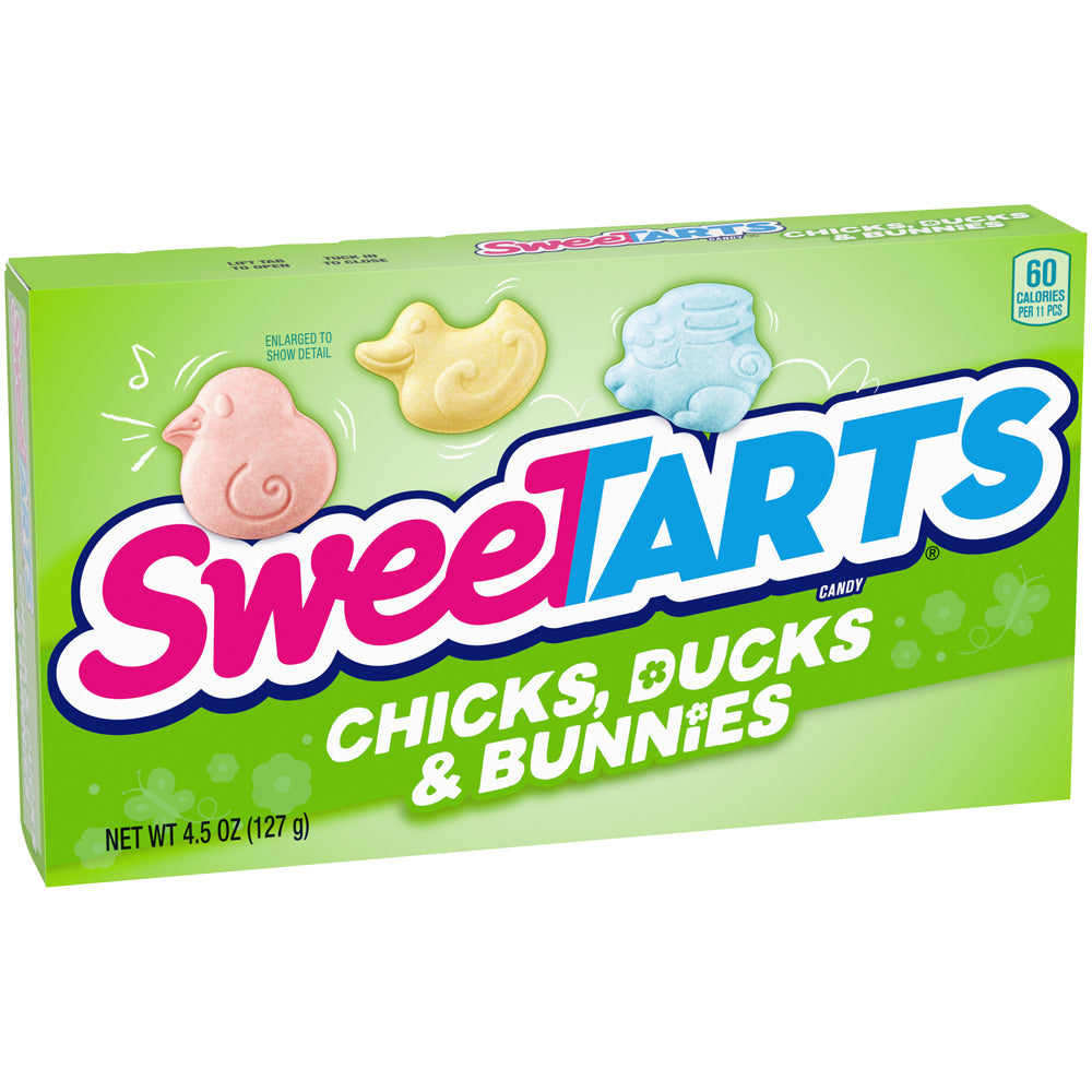 Easter- Sweetarts Chicks, Ducks & Bunnies Gummies Theatre Box 2.9 Oz X12 Units - Québec Candy
