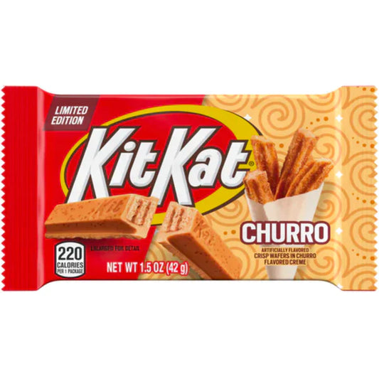 Kit Kat Churro Standard Size 1.5oz X 24 Units - Québec Candy