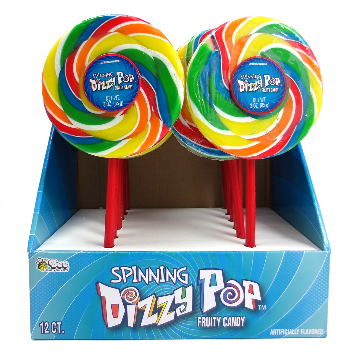 Bee Spinning Dizzy Pop 3oz X 12 Units - Québec Candy