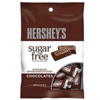 Hershey's Sugar Free Milk Chocolate Peg Bag 3oz X 12 Units - Québec Candy