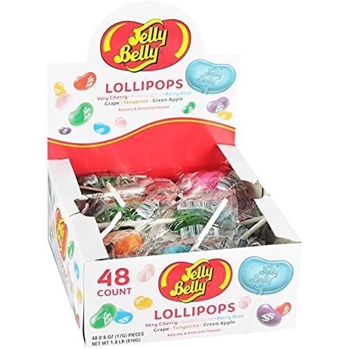 Adams & Brooks Jelly Belly Lollipop 0.60oz X 48 Units - Québec Candy