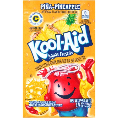 Kool-Aid Unsweetened 2qt - Pina Pineapple X 48 Units - Québec Candy