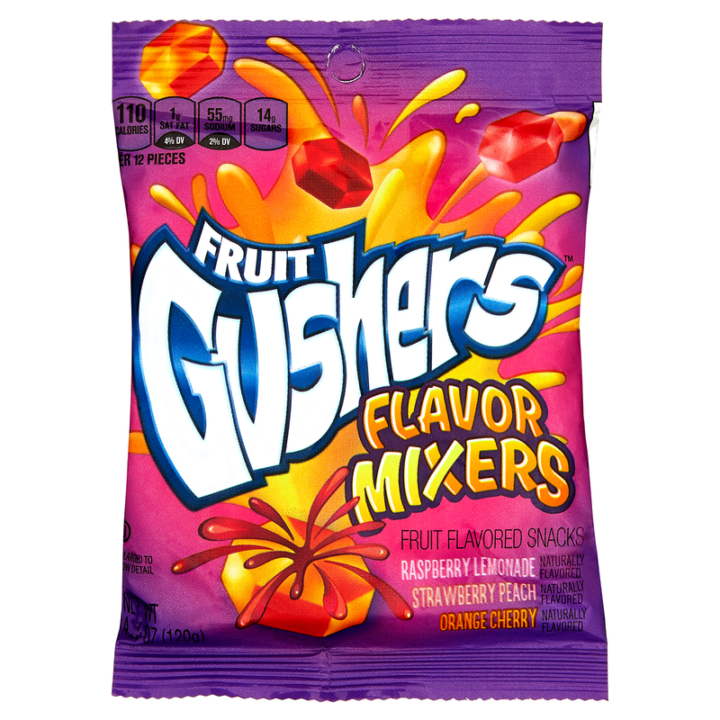 Fruit Gushers Flavor Mixers - 4.25oz X 8 Units - Québec Candy