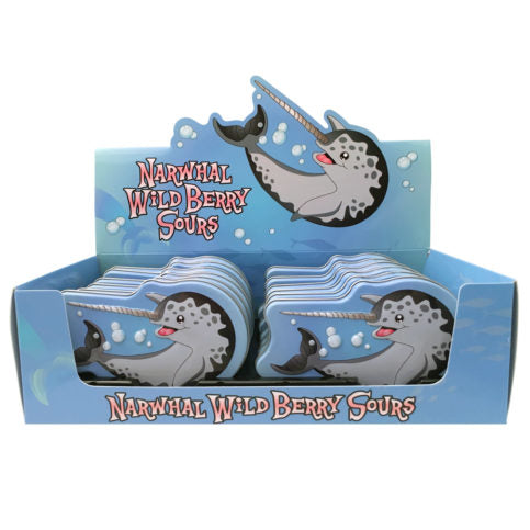 Boston America - Narwhal Wild Berry Sours Tin X 12 Units - Québec Candy