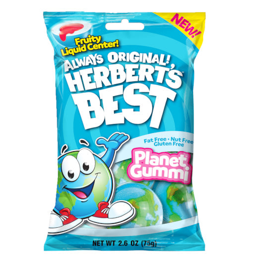 Herbert's Best Planet Gummi 2.60oz X 12 Units - Québec Candy