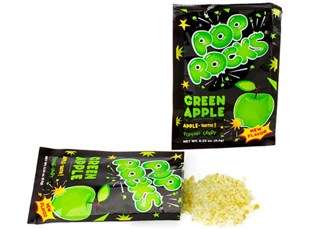 Pop Rocks Green Apple  (24 Units) - Québec Candy