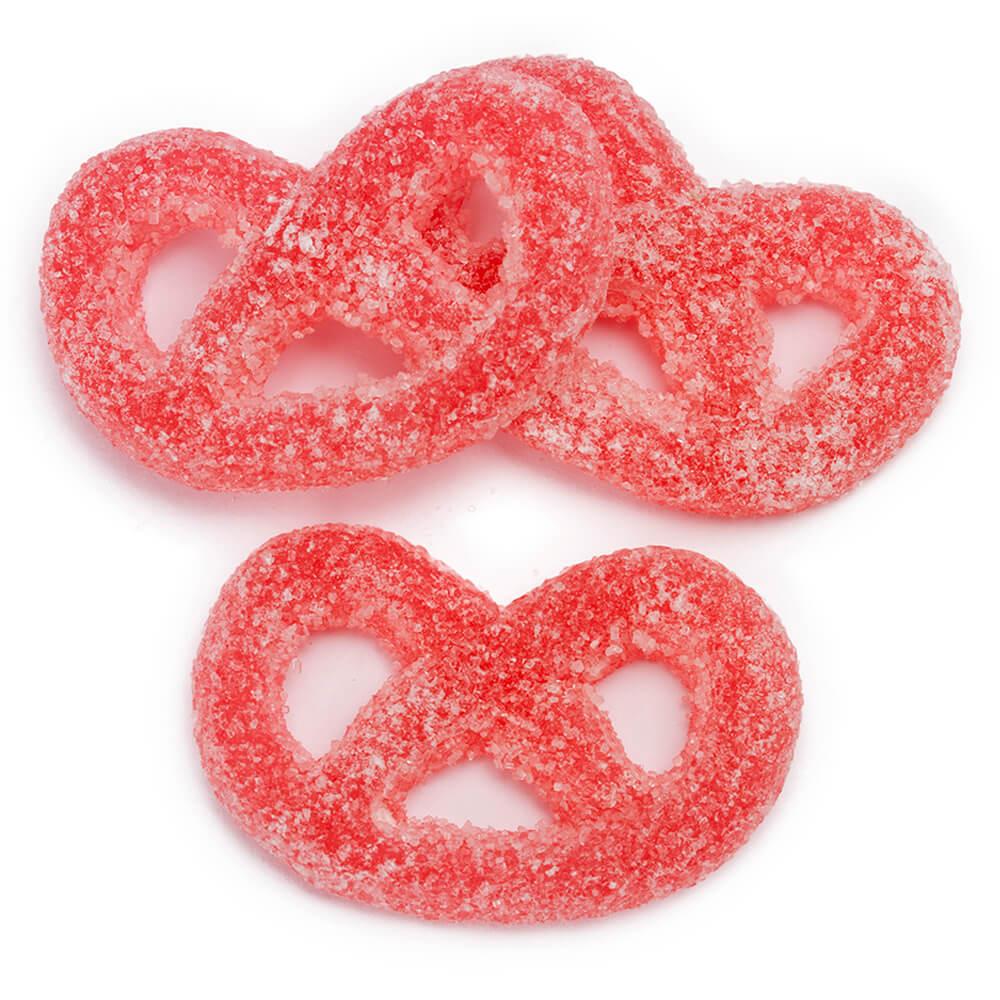 Gustaf's Bulk Raspberry Jelly Pretzels X 2.2 Lb - Québec Candy