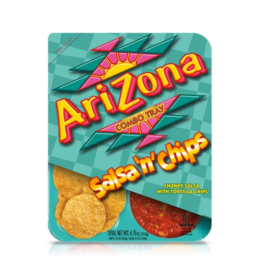 Arizona Salsa 'N' Chips 4.75oz X 12 Units - Québec Candy