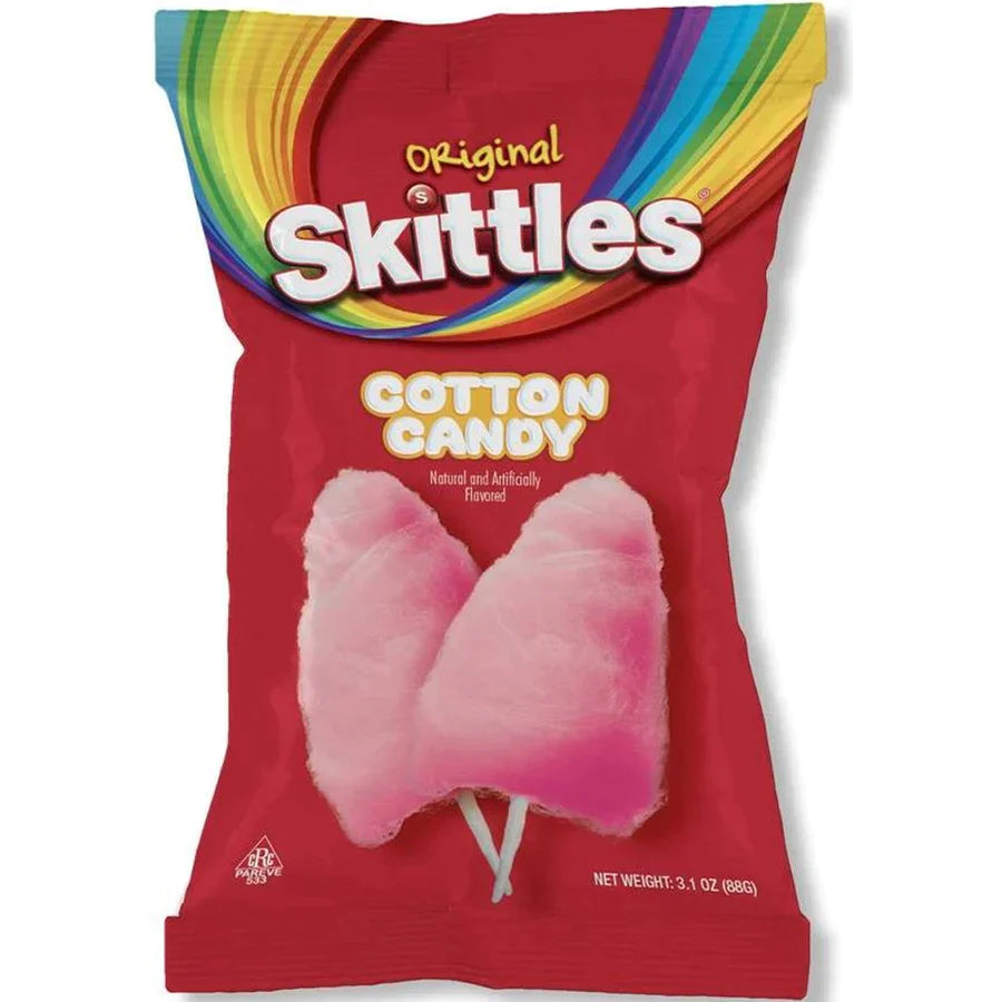 Skittles Cotton Candy 3.1oz X 12 Units (No Extra Shipping) - Québec Candy