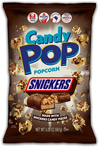 Candy Pop Popcorn Snickers 5.25oz X 12 Units - Québec Candy