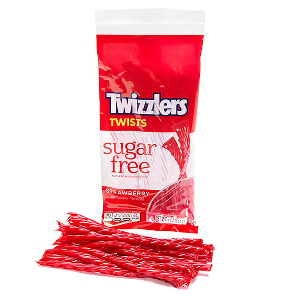 Sugar Free Twizzlers Strawberry 5oz X 12 Units - Québec Candy