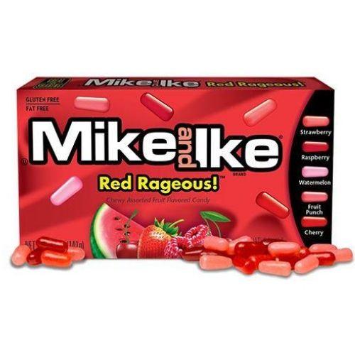 Theater Box Mike & Ike Red Rageous 5 Oz X 12 Units - Québec Candy