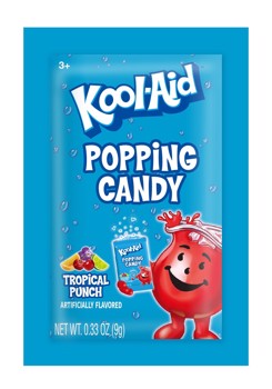 Kool-Aid Popping Candy - Tropical Punch .33oz X 20 Units - Québec Candy